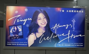 TWICE來台開演唱會時粉絲自發性的應援