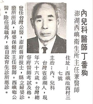 中華民國醫師名錄(1971年)