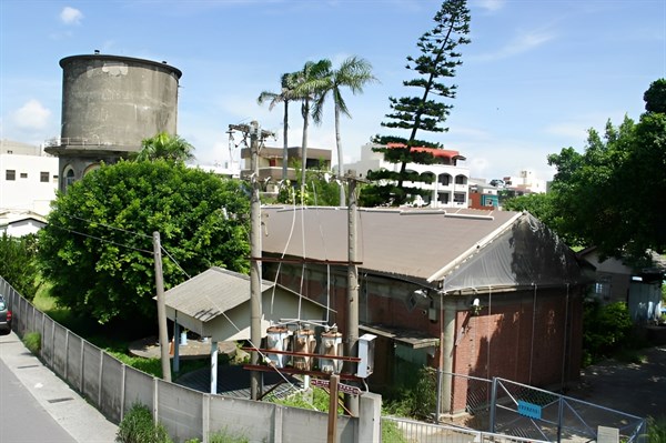 北港高中鄉土文物館館藏文物：早期水電鐵牌
