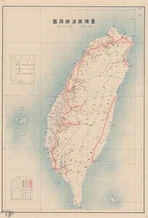 臺灣鐵道線路圖(1931年)