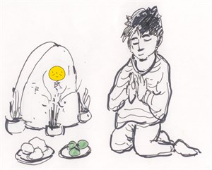用著鼠麴粿的節日