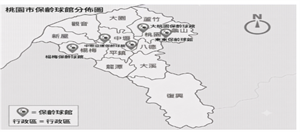 台灣保齡球館分布圖