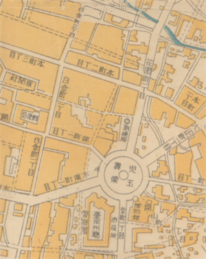 小林德太郎〈六千分一臺南市街案內地圖〉（局部）