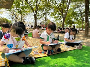 仁仁森林幼兒園-寫生活動