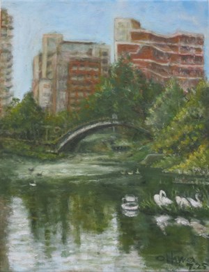 臺北大學心湖 (作者：林語華)