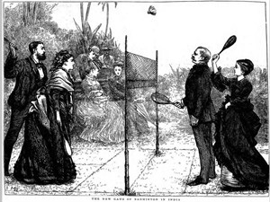 19世紀的羽毛球