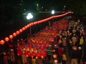 彰化花壇白沙坑迎花燈