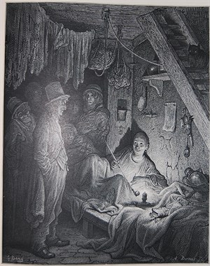 1872年描繪倫敦鴉片窟的木刻版畫