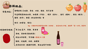 供品介紹