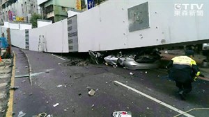 台中捷運施工鋼樑掉落意外
