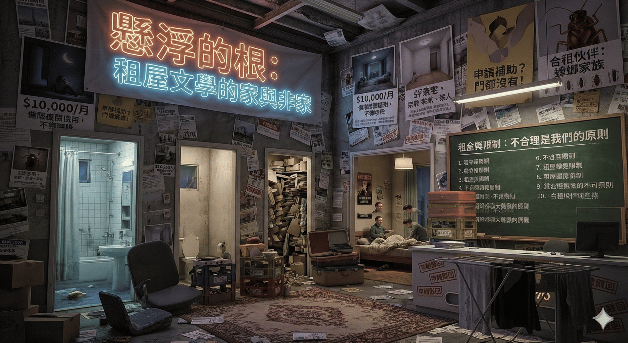 懸浮的根 —— 租屋文學的家與非家