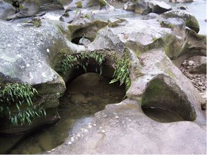 基隆河的地形特色-壺穴