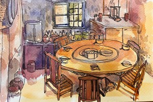 勝利新村。康定20。眷村餐桌