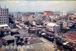 1972年余如季在中正路的一家飯店拍下的照片