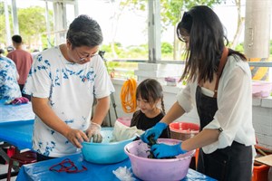 頭城鎮福成玩染工坊-搓葉子體驗