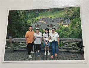田螺坑觀景台留影