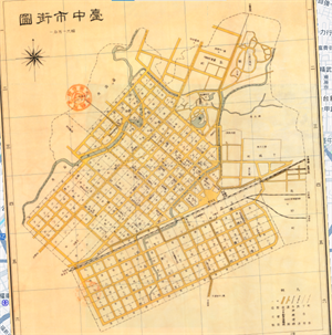 臺中市街（1935）（臺灣歷史百年地圖）