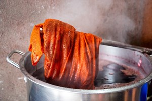 鳳林鎮花手巾植物染工坊-植物染液製作過程