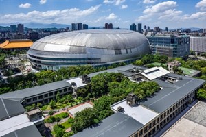松山文創園區空拍圖