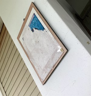 被撕掉的梵谷自畫像
