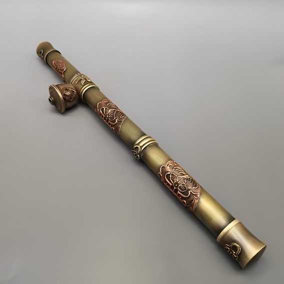 北港高中鄉土文物館館藏文物：鴉片煙槍