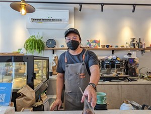 黑手咖啡店店長 王溢錞 先生