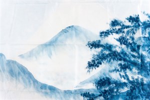 鳳林花手巾植物染工坊-藍染水墨創作