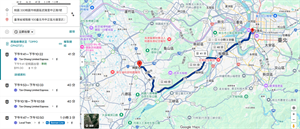 當天路線圖(桃火--省城隍廟)