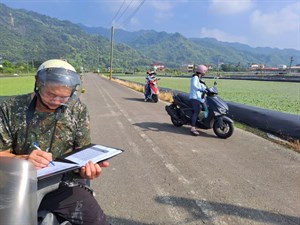 美濃區蔬菜產銷班第十八班執行瀕危物種及重要棲地生態服務給付推動方案的巡守工作