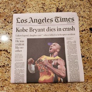 kobe dead news