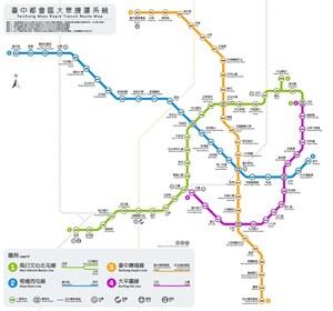 台中捷運路線圖