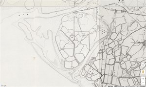 日治二萬五千分之一地形圖（1921）中的土城地區