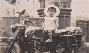 父女遊碧潭吊橋(3)