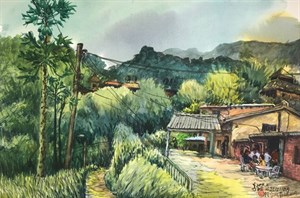 四分子湖仔內聚落 (創作者：高燈立)