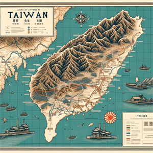 日本統治時期臺灣的地圖