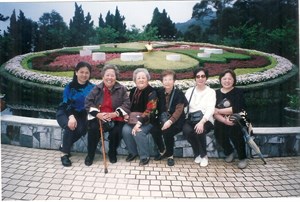 梁馮雁卿(梁寶昇夫人)旅遊生活照