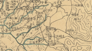 1897日治臺灣假製二十萬分一圖