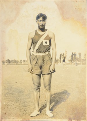 張星賢任職滿鐵時期代表日本參加第十一屆柏林奧運於奧運練習場