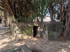 北港農工校園之防空洞為二戰後所興建