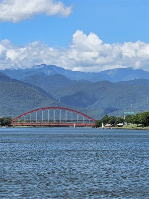 遊河視角冬山河利澤簡橋