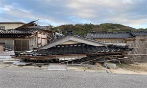 圖16、黑島重傳區房舍損毀照片