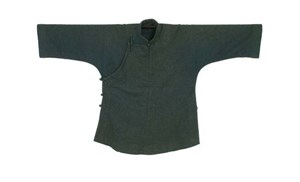 大襟衫(客家老年婦女日常服裝)(以毛呢製作_較富有家庭)