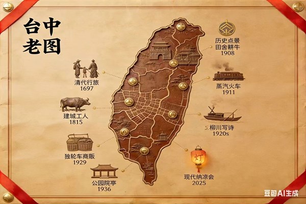 詩徑台中：穿越百年的城市氣息